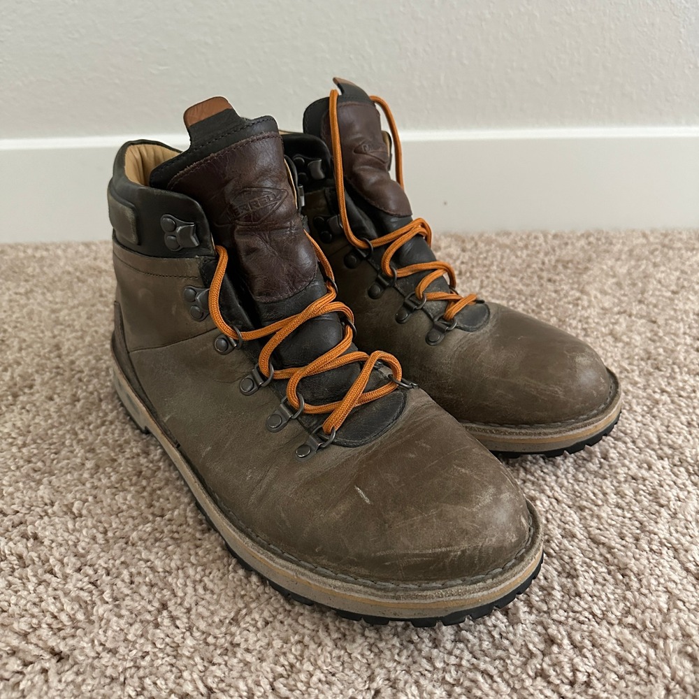 Merrell Waitsfield Sugarbush Hiking Boots Mens 9.5 Dusty Olive Leather J49335